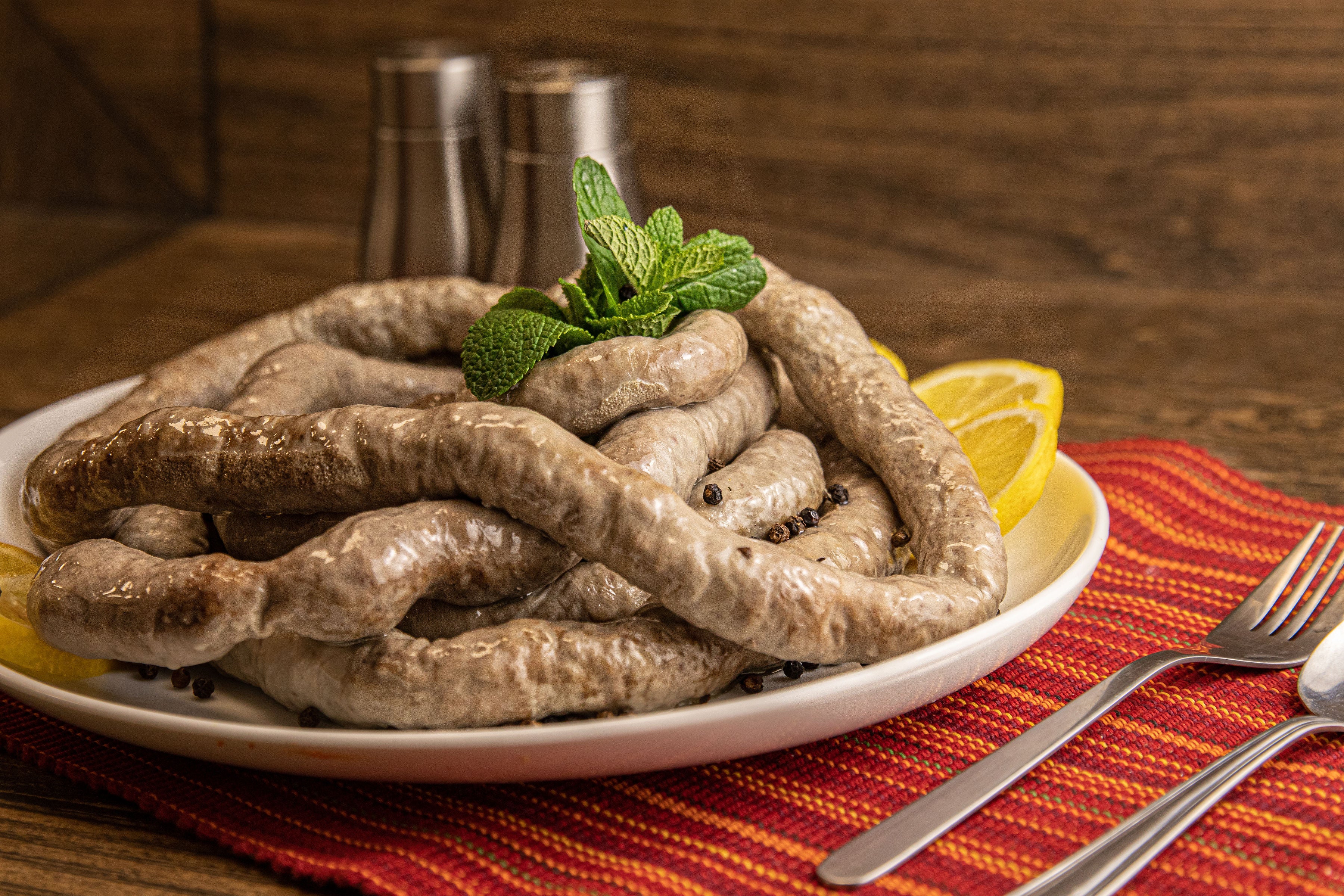 Stuffed sheep sausages (Fawaregh)